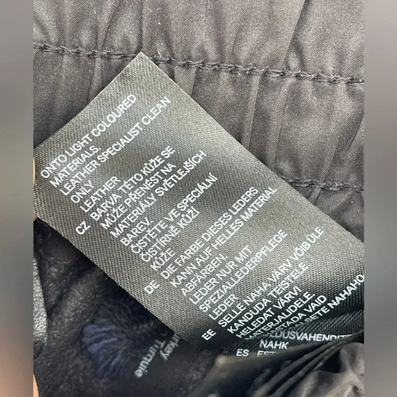 ALEXANDER WANG x H&M Genuine Leather Tearaway Jogger Pants size 6 - Picture 11 of 11